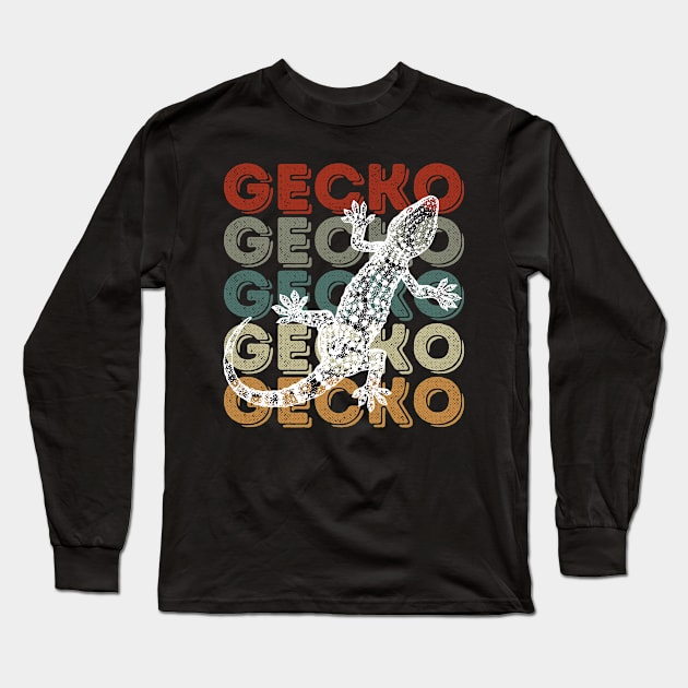 Gecko Long Sleeve T-Shirt by starryskin